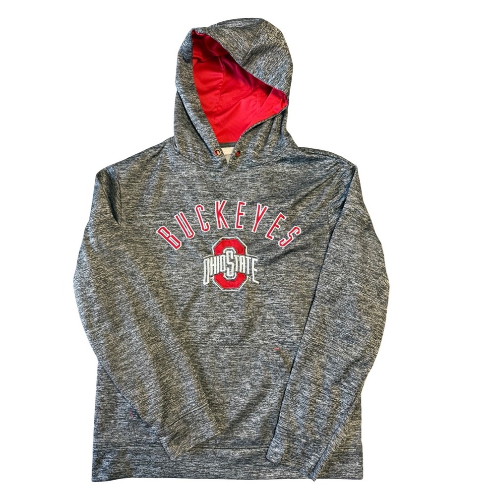 Ohio State Buckeyes Varsity Authentic Apparel Hoodie‎ Gray Mens L Large